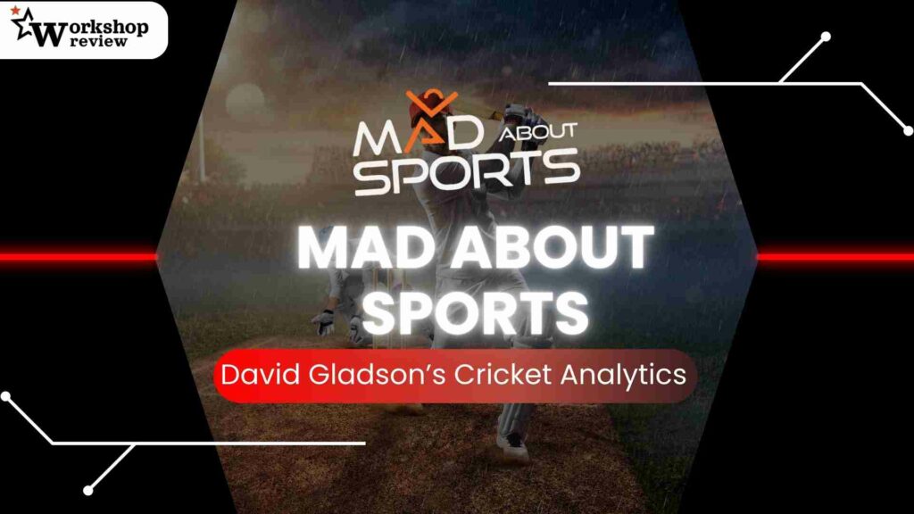 How is David Gladson's Cricket Analytics Workshop organised by Mad About Sports?