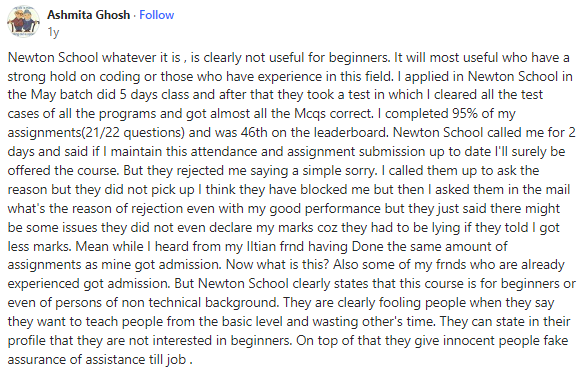 How is Newton School's Full Stack Development certification? 7 Review of Skill Nation Professional Certification in Full Stack Development on Quora