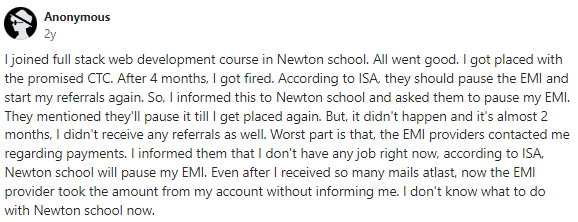 How is Newton School's Full Stack Development certification? 10 another negative review of course on Quora
