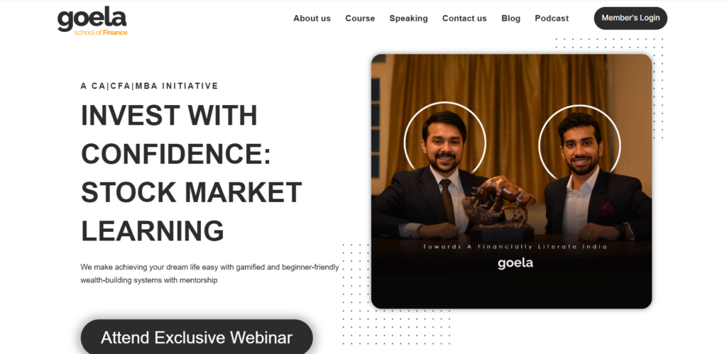 Here Is the Goela Stock Market Workshop Review 5 Stock Market
