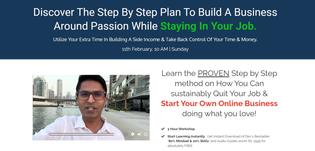 Dev Gadhvi Business Workshop Genuine Review 5 Dev Gadhvi