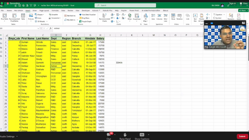 Learn Advanced MS Excel with Ira Edu-Tech: Honest Workshop Review 6 image 63
